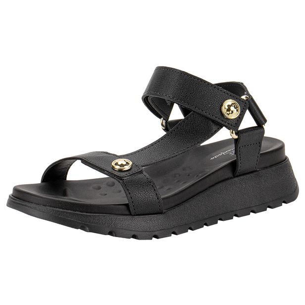 Sandália Feminina Flat Modare 7198101 PRETO 33