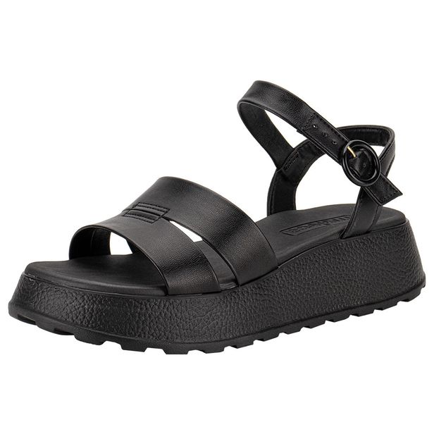 Sandália Feminina Anabela Moleca 5517101 PRETO 38