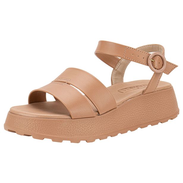 Sandália Feminina Anabela Moleca 5517101 SALMÃO 36