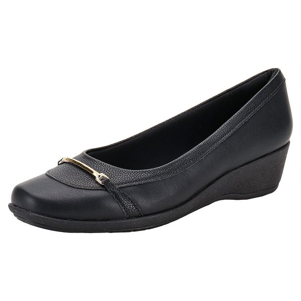 Sapato Feminino Anabela Piccadilly 143211 PRETO 34