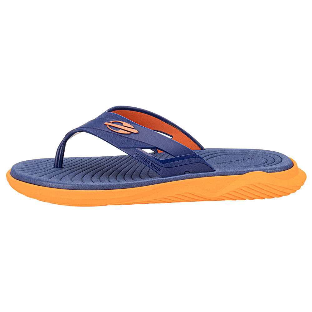 Chinelo Masculino Swap II Mormaii 12433 AZUL/LARANJA | Clovis Calçados