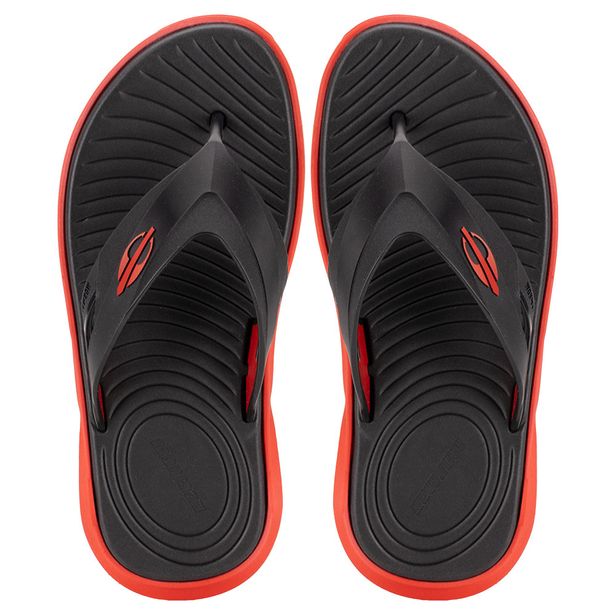 Chinelo Masculino Swap II Rider 12433 PRETO/VERMELHO 39