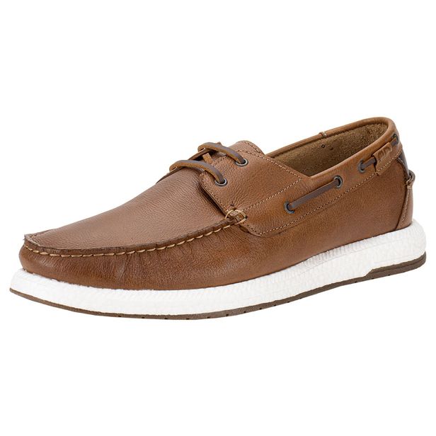 Mocassim Masculino Easy Flop Pulse Democrata 610102 CARAMELO 38