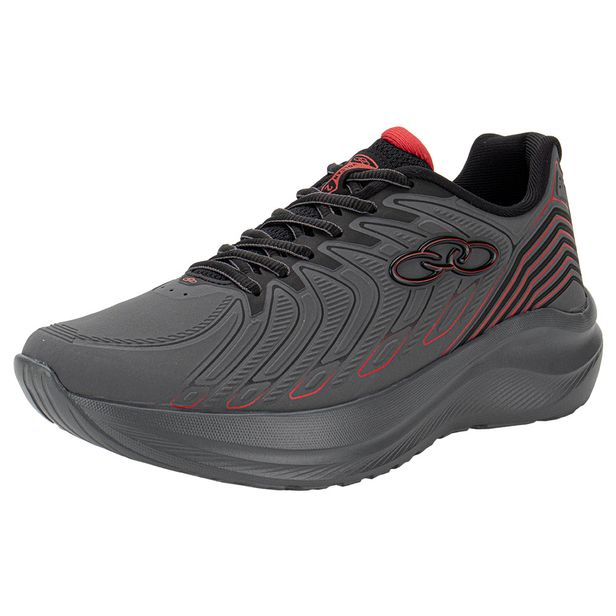 Tênis Masculino Volcan 2 Olympikus 43538342 CINZA/VERMELHO 40