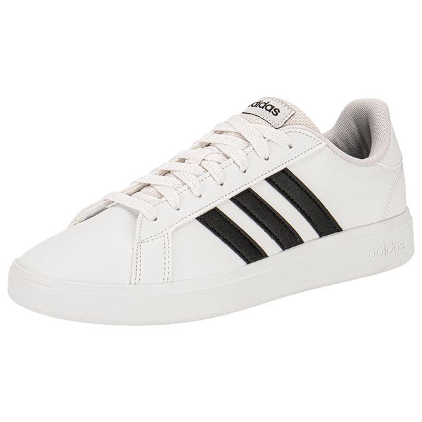 Tênis Feminino Grand Court Base 2.0 Adidas IV1967 BRANCO/PRETO 38