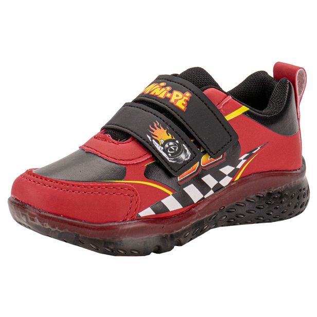 Tênis Infantil Masculino Led Minipé MP2434P VERMELHO 23