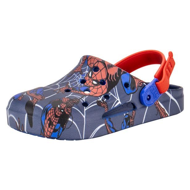Clog Infantil Masculino Marvel Print Grendene Kids 23146 MARINHO 28