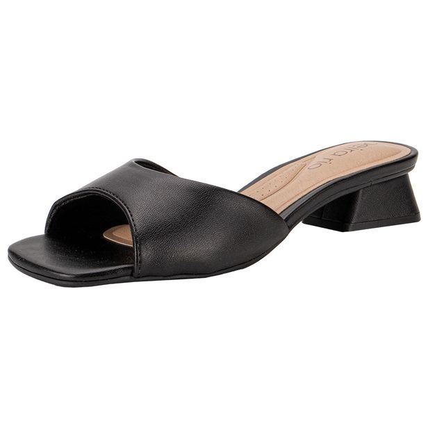 Tamanco Feminino Salto Grosso Beira Rio 8540100 PRETO 34