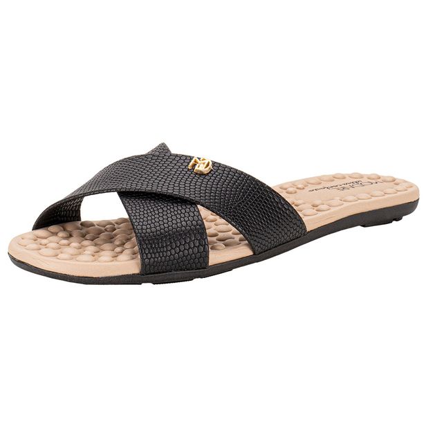Sandália Feminina Rasteira Modare - 7163105 PRETO 03 35