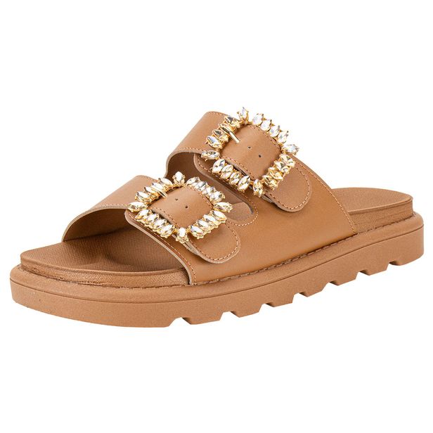 Sandália Feminina Conforto Vizzano 6510106 CAMEL 34