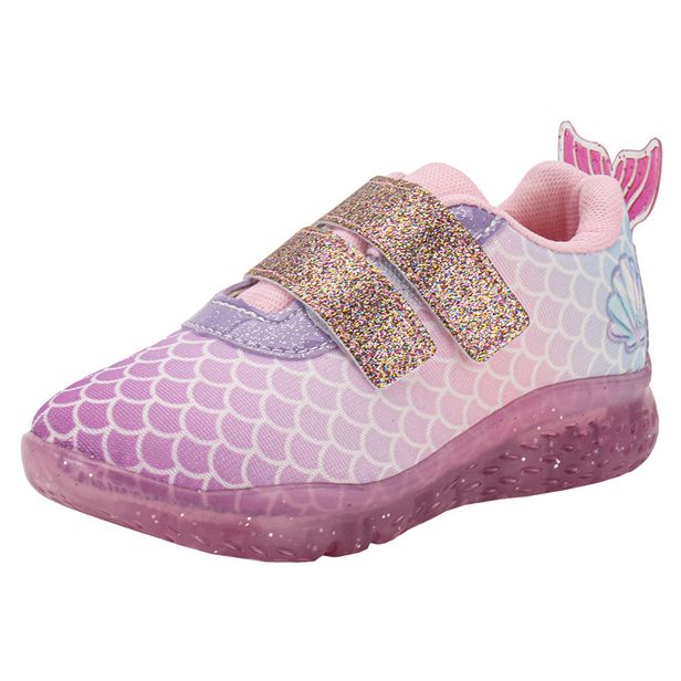 Tênis Infantil Feminino Led Minipé MP2413P ROSA 25