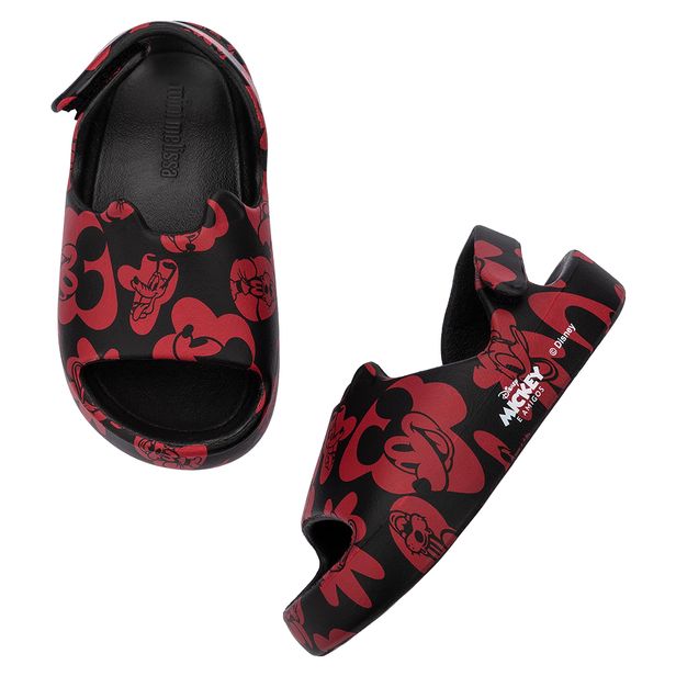 Mini Melissa Free Cute + Mickey And Friends Baby 35924 PRETO/VERMELHO 17/18