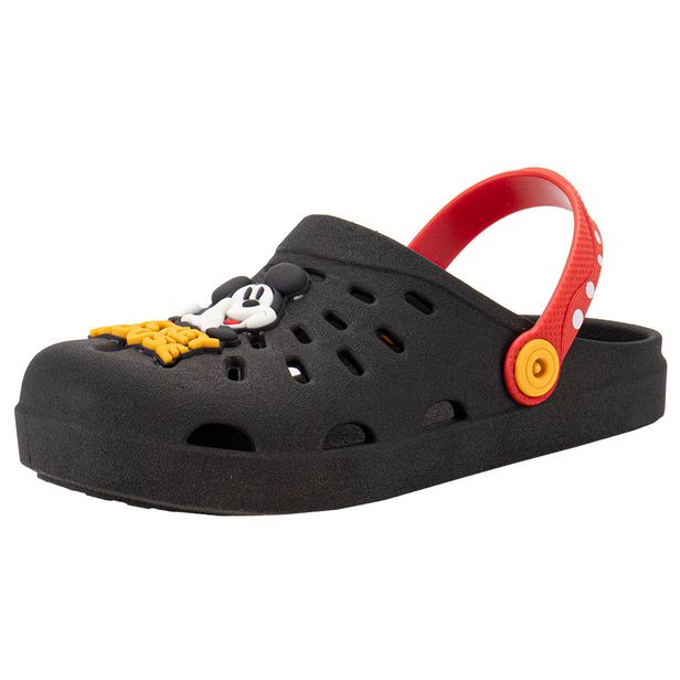 Clog Infantil Disney Urban Grendene Kids 23197 PRETO/VERMELHO 26/27