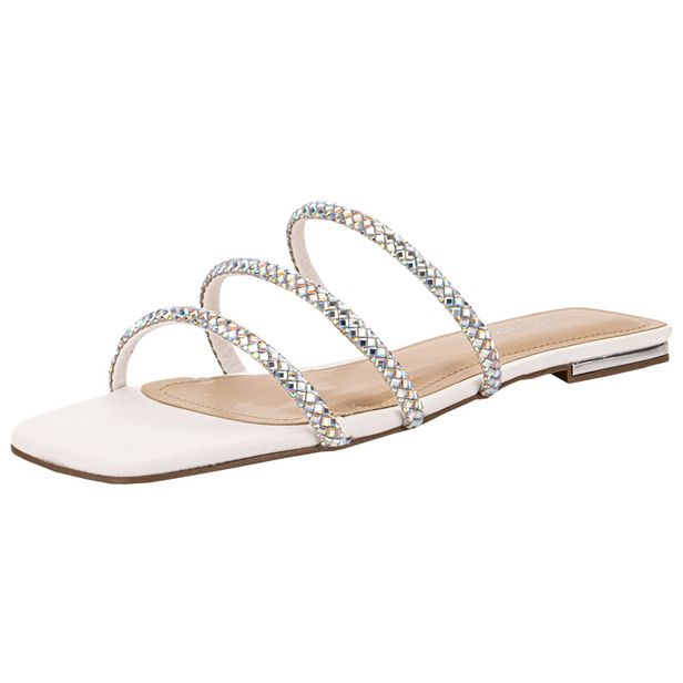 Tamanco Feminino Flat Via Marte 2319907 BRANCO 34