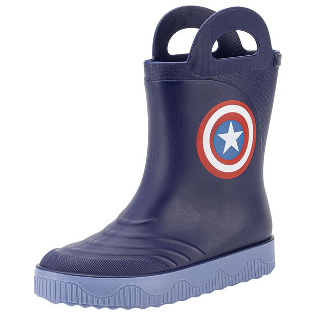 Galocha Infantil Masculina Marvel Force Grendene Kids 23109 MARINHO 27/28
