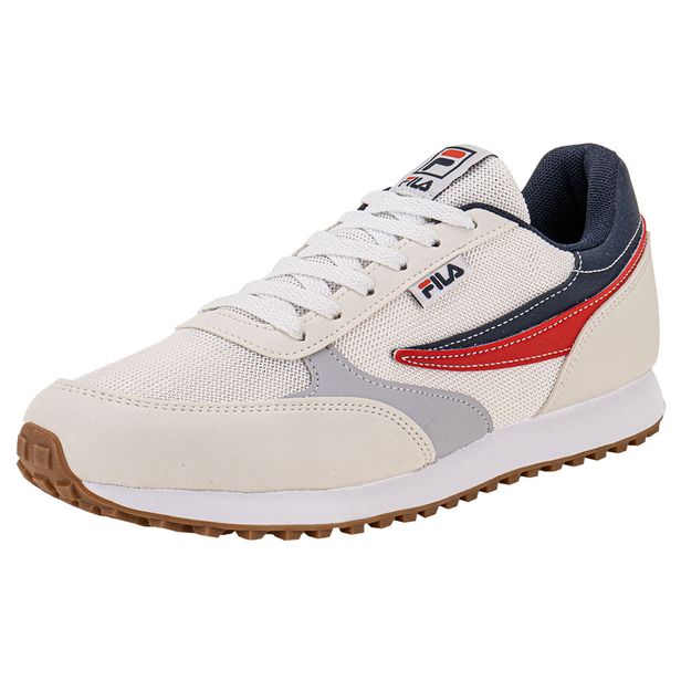 Tênis Masculino Renno Classic Fila F01L00258 BRANCO/VERMELHO 38