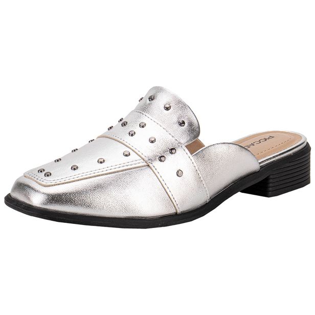 Sapato Feminino Mule Piccadilly 662001 PRATA 34