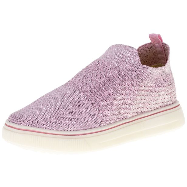 Tênis Infantil Feminino Slip Minipé - MP2313S ROSA 28