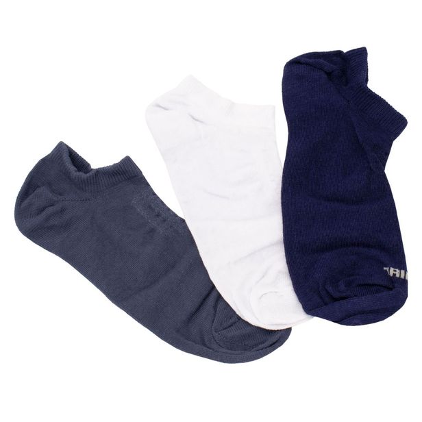Kit Com 3 Pares de Meias Invisivel Trifil - T06227 BRANCO/AZUL 35/38
