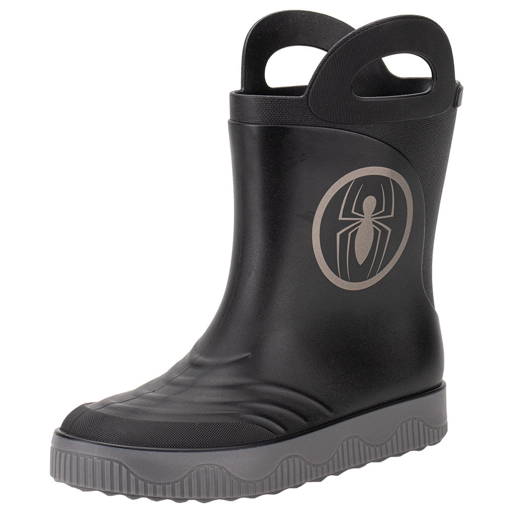 Galocha Infantil Masculina Marvel Force Grendene Kids 23109 PRETO