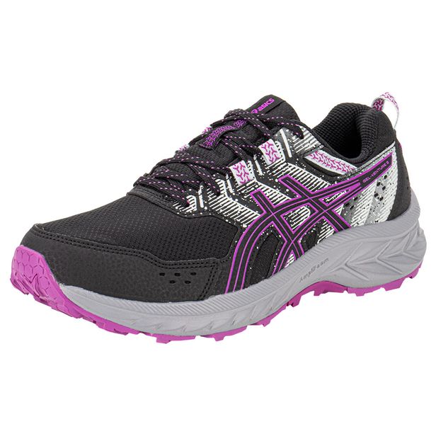 Tênis Feminino Gel Venture 9 Asics - 1012B313 PRETO/LILAS 34