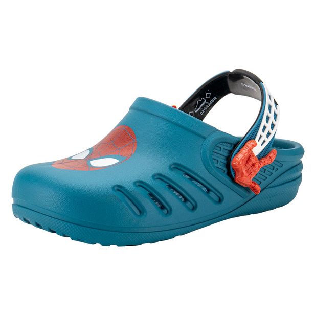 Clog Infantil Masculino Homem Aranha Web Grendene Kids 23089 VERDE 28