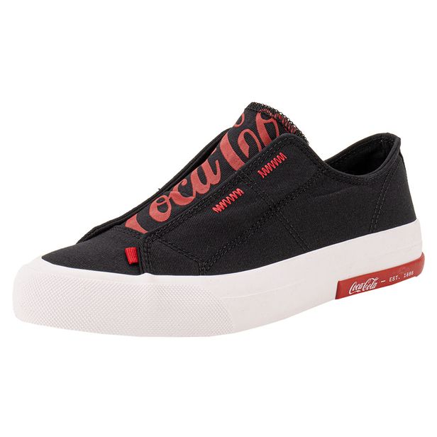 Tênis Feminino Daytona Easy Coca-Cola CC2420 PRETO 34