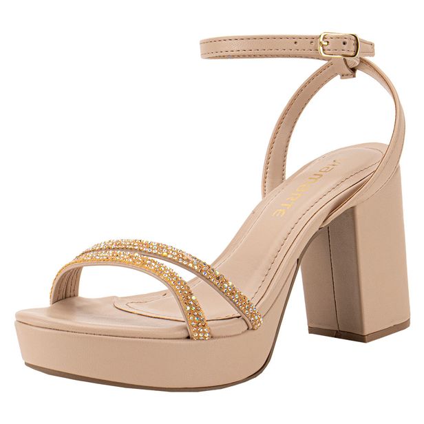 Sandália Feminina Meia Pata Via Marte - 2314607 BEGE 37