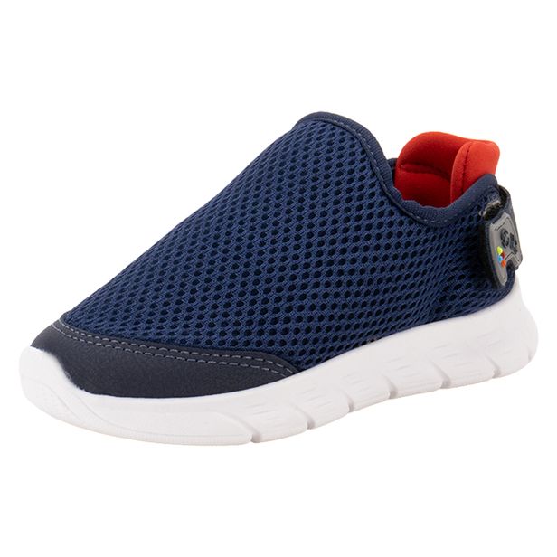 Tênis Infantil Masculino Slip On Molekinho 2147143 MARINHO 21