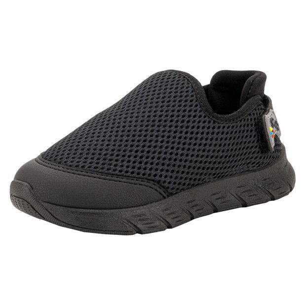 Tênis Infantil Masculino Slip On Molekinho 2147143 PRETO 19
