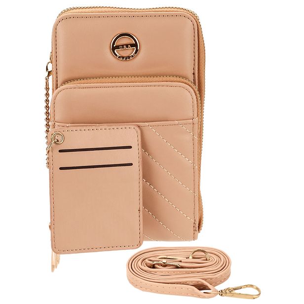 Bolsa Feminina Transversal H.E SQ23100 BEGE