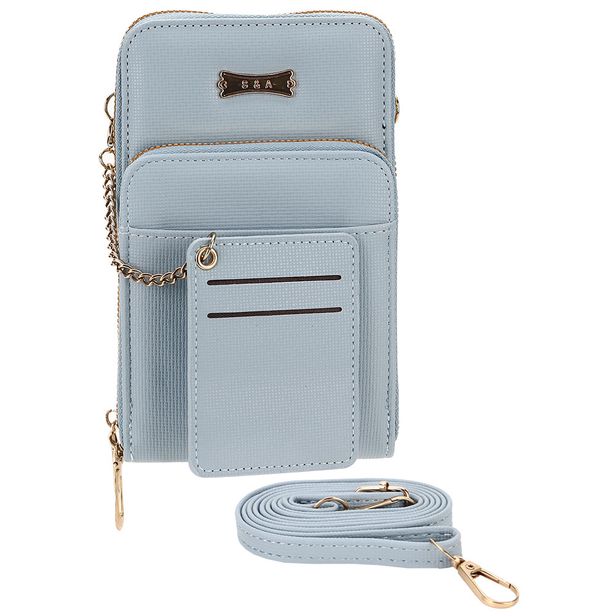 Bolsa Feminina Transversal H.E SQ2397 AZUL
