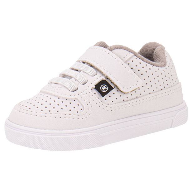 Tênis Infantil Masculino Baby Molekinho 2133182 BRANCO 19