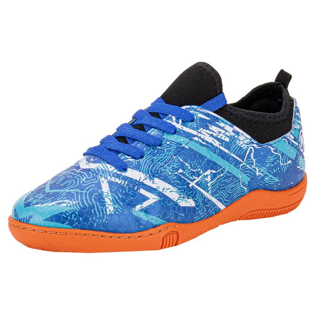 Chuteira Infantil Masculina Indoor Molekinho 2808334 AZUL 31