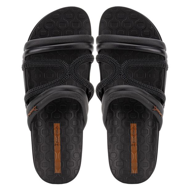 Chinelo Feminino Slide Walk Ipanema 27262 PRETO 33/34