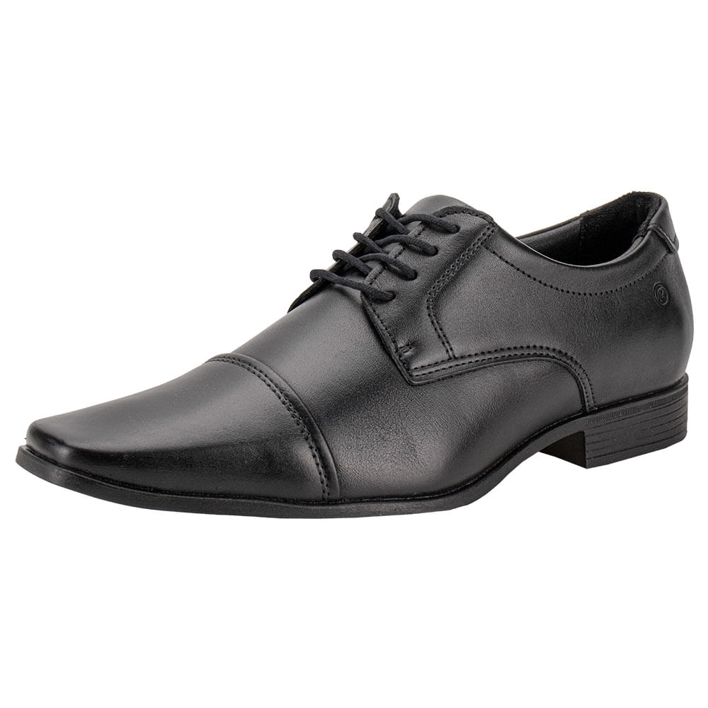 Sapato Masculino Social Pegada 127001 PRETO cloviscalcados