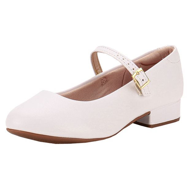 Sapato Infantil Feminino Molekinha - 2528101 BRANCO 01 33