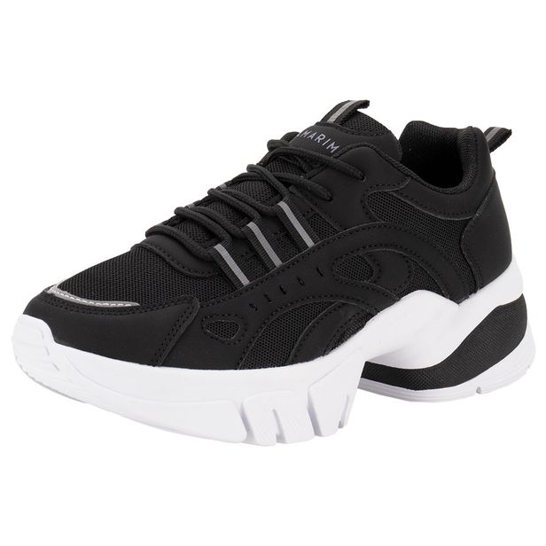 Tênis Feminino Dad Sneaker Ramarim 2480231 PRETO/BRANCO 34