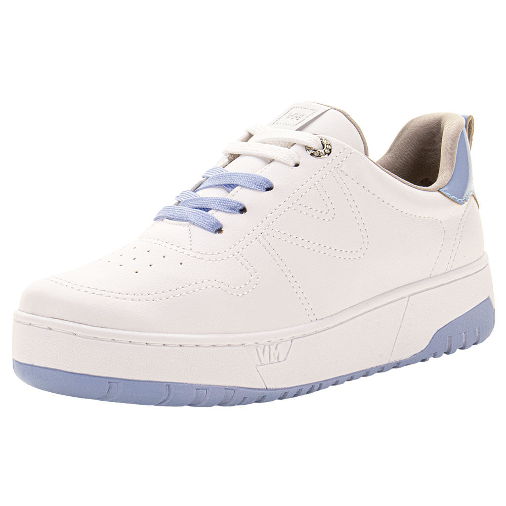 Tênis Feminino Casual Via Marte 042011 BRANCO/AZUL cloviscalcados