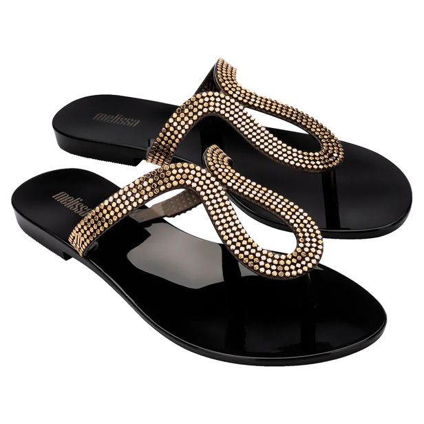 Melissa Harmonic Lana 33987 PRETO/DOURADO 35