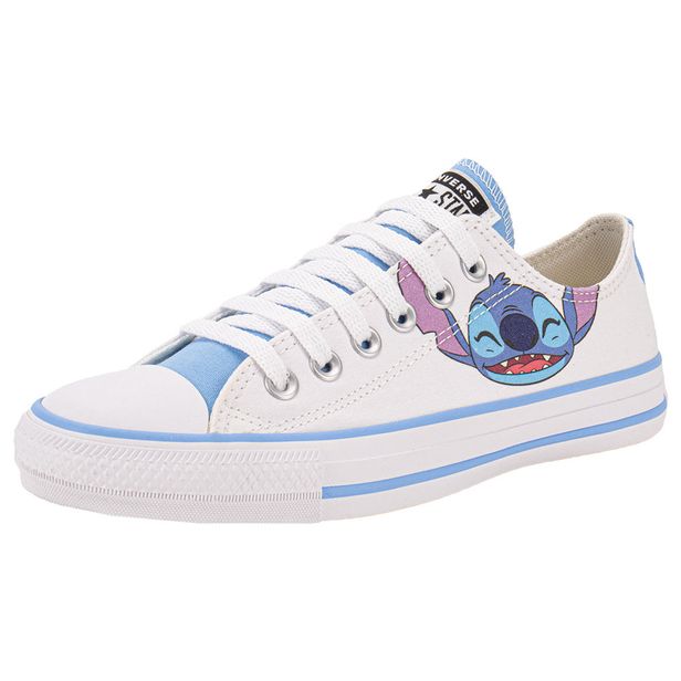 Tênis Chuck Taylor Stitch Converse All Star CK1304 BRANCO/AZUL 36