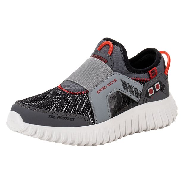 Tênis Infantil Depth Charge 2.0 Double Pointz Skechers 402265L CINZA 28
