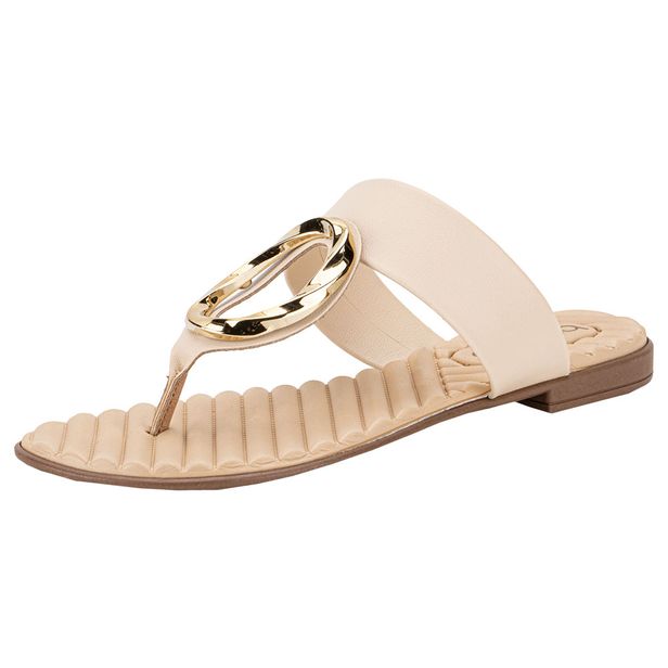 Tamanco Feminino Flat Beira Rio 8519108 NATURAL 34