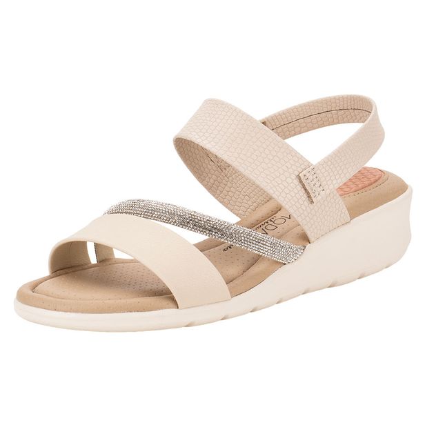 Sandália Feminina Anabela Modare 7190101 MARFIM 34