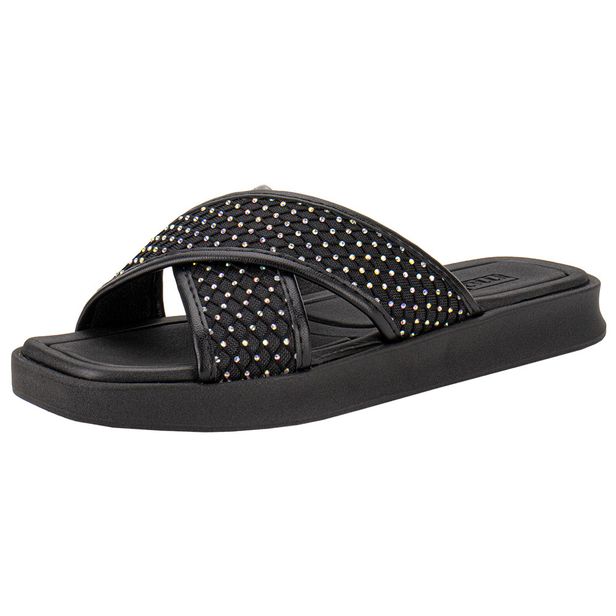 Tamanco Feminino Flat Moleca 5506104 PRETO 34