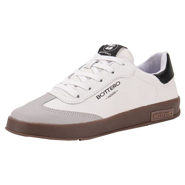 Tênis Feminino Casual Bottero 364905 BRANCO/PRETO 34