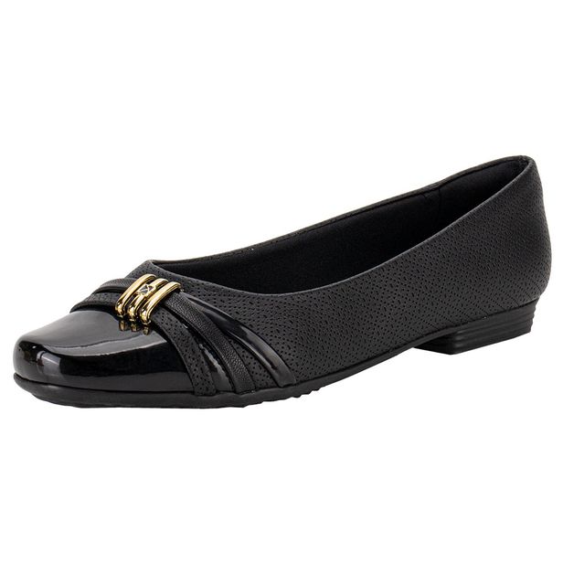 Sapatilha Feminina Flat Piccadilly 250233 PRETO 34