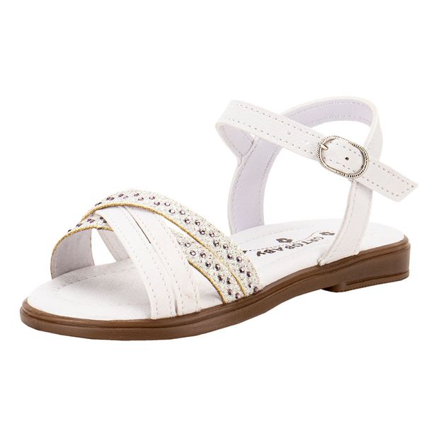 Sandália Infantil Feminina Ortobaby 19041 BRANCO 21