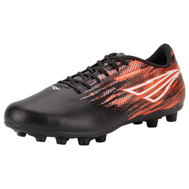 Chuteira Masculina Campo Tornado Penalty 214286 PRETO/VERMELHO 38