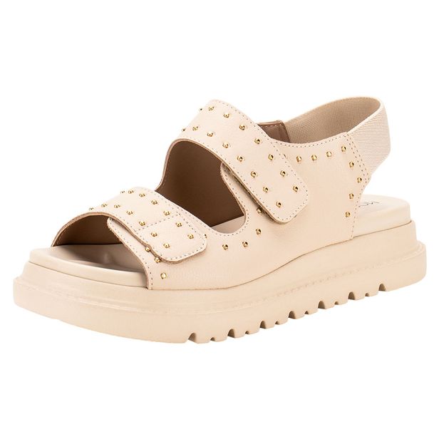 Sandália Feminina Flat Modare 7200105 NATURAL 35